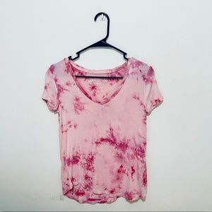 Pink Tie-Dye T-Shirt.